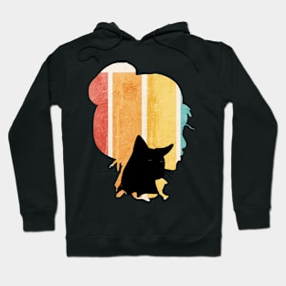 Cat and women Hoodie